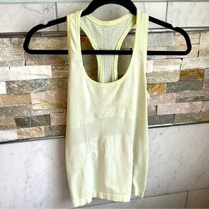 Lululemon Yellow Swiftly Tech Tank Top